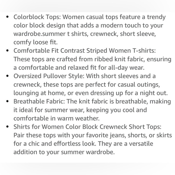 Color block Tshirt - Picture 3 of 4